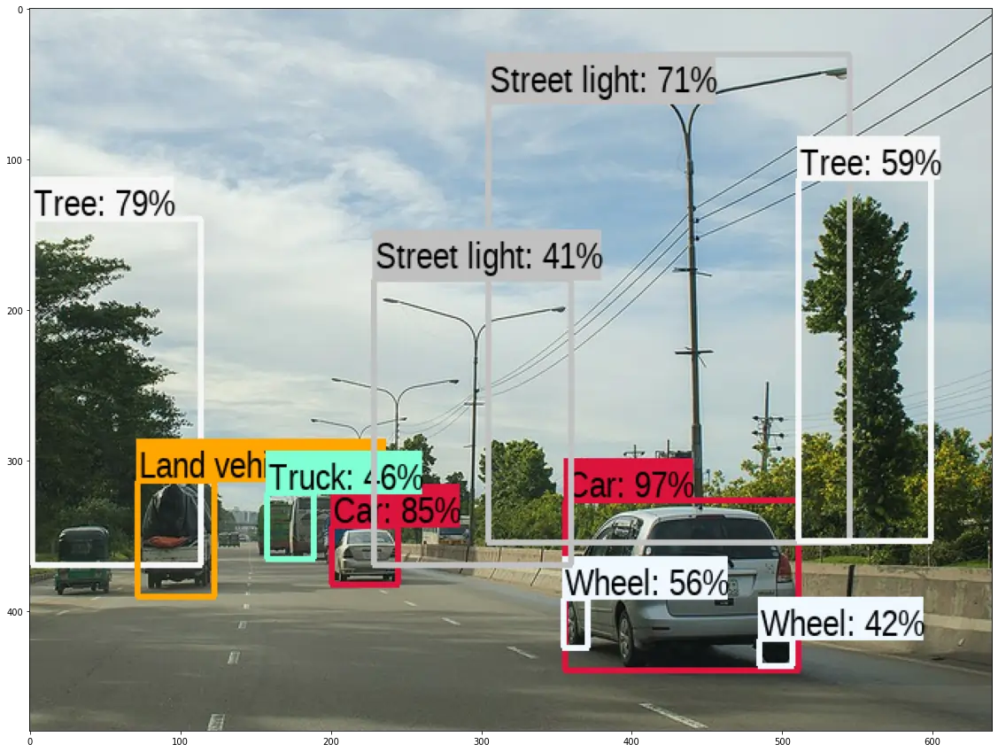 Object Detection Model Output 1